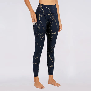 Leggings Deportivos de Cintura Alta con Logotipo Personalizado, Leggings de Yoga para Mujer con Bolsillos para Correr y Hacer Ejercicio - Product Image 2