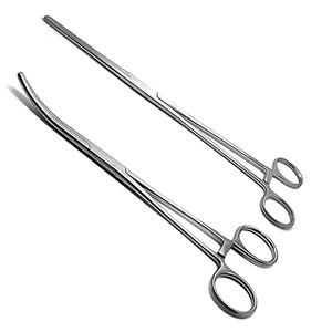 Pinces manuelles droites et courbées à trois verrous en acier inoxydable, sur mesure, nouveau design, classe I, instruments chirurgicaux à durée de vie de 3 ans - Product Image 4