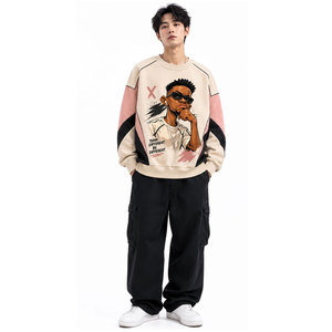 Long Sleeve Men Breathable Sweatshirts Men Clothing Cotton Polyester Made Men Sweatshirts For Online Sale - Product Image 3