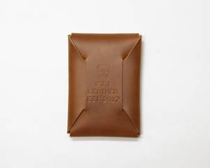 Factory Custom Stitchless Leather <b>Wallet</b> Eco Friendly Sustainable No Stitch Mini Card <b>Holder</b> For Bulk Export SLW-0018 - Product Image 2