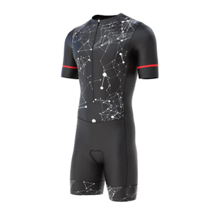 Traje de Ciclismo de Una Pieza con Diseño Sólido Personalizado, Transpirable y de Secado Rápido, Ropa de Ciclismo para Hombre y Mujer - Product Image 3