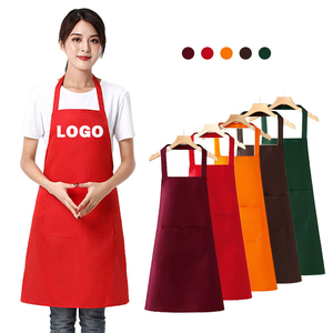 Delantal de Trabajo Personalizado para Hombre y Mujer, Delantal de Poliéster para Pintura, Tienda de Té con Leche, Barista - Product Image 1