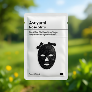 Aesyumi Bandes nasales au riz noir pour points noirs - Masque peel-off nettoyant en profondeur les pores - Product Image 2