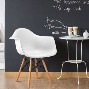 Set di 2 Sedie da Pranzo con Braccioli in Stile Mid-Century Moderno - Product Image 5