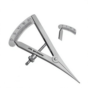 Calibre Droit de 3,5 Pouces pour Mesure de Cartographie Osseuse, Instrument de Mesure Précis 0-20mm pour Dentisterie, Chirurgie, Orthodontie et Implants - Product Image 3