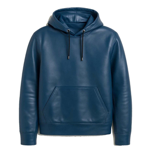 Sweat à capuche en cuir décontracté pour homme LEXUS SPORTS, doublure intérieure douce, qualité supérieure, écologique, couleur et logo personnalisables - Product Image 3