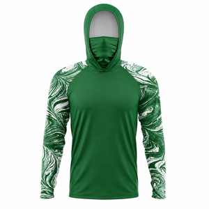Chemise de pêche pour homme performante à capuche et manches longues, vêtements d'extérieur, fabricant de vêtements personnalisés - Product Image 3
