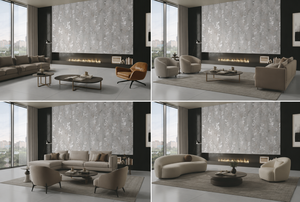 Gloriosas baldosas de porcelana mate Wilton gris 600x1200, losa brillante de doble capa para suelo de baño moderno - Product Image 3
