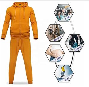 ชุดกีฬาสำหรับผู้ชายขนาดใหญ่พิเศษเสื้อฮู้ดเข้ารูปเข้ารูปแนวกล้ามเนื้อชุดวอร์มทำเองได้กันน้ำกันหด - Product Image 3