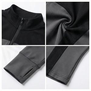 เสื้อแจ็คเก็ตโยคะแบบซิปเต็มตัวสำหรับผู้หญิง ยี่ห้อ North Approach สีสันตัดกัน ผลิตจากผ้าสแปนเด็กซ์และโพลีเอสเตอร์ ระบายอากาศได้ดี คอตั้ง แขนยาว เหมาะสำหรับเล่นกีฬา - Product Image 4