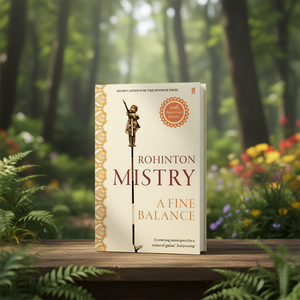 Un équilibre parfait par l'auteur Rohinton Mistry, impression de livre broché personnalisé à couverture souple - Product Image 3