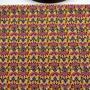 Tela Popelina de Hilo Peinado con Estampado Floral, 100GSM, 58/60 Pulgadas, Peso Medio, Estilo Liso, Textil para el Hogar, Rojo, Azul, Blanco, Amarillo - Product Image 5