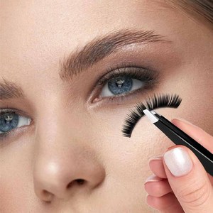4 Piece Eyebrow Tweezers Set Stainless Steel Facial Hair Remover Ingrown Hair Plucking <b>Tool</b> with Carrying <b>Case</b> - Product Image 4