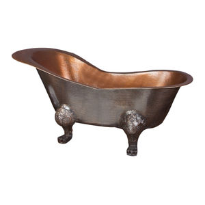 Bañera de Cobre Antigua Estilo Vintage, Independiente y Martillada, para Proyectos de Baños en Hoteles y Hogares, en Oferta - Product Image 1