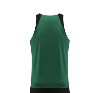 Ensemble de maillot et short de course pour hommes avec logo personnalisé imprimé, uniforme de sport pour adultes, vente en gros, séchage rapide, respirant - Product Image 5