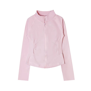 Long Sleeve <b>Zip</b> Closure Shirt Factory Price Women's Cotton Long Sleeve <b>Zip</b> Up Shirt Stylish <b>Front</b> <b>Zip</b> Long Sleeve Shirt - Product Image 2