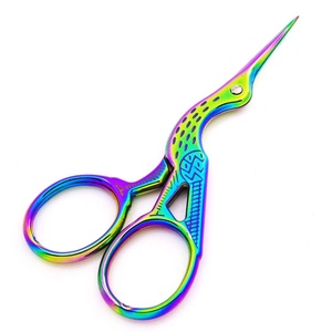RMI 2025 Stainless Steel Professional Manicure <b>Scissor</b> Curved Blade And Straight Blade 4 Different Style <b>Cuticle</b> <b>Scissors</b> Purple - Product Image 5