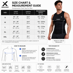 Camisetas de Compresión Personalizadas para Hombre X Sports City, Mezcla de Poliéster y Elastano, Alta Demanda, Ropa Deportiva OEM/ODM, Venta Caliente - Product Image 6