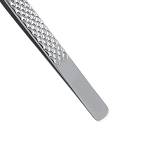 Pinces à épiler professionnelles en acier inoxydable à pointe fine et droite pour extensions de cils, fournitures de beauté pour salons, vente en gros OEM - Product Image 4