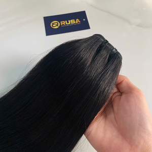 Extensiones de cabello humano vietnamita 100% al por mayor, tejidas a máquina, con textura y longitud de cabello personalizables de 10 a 34 pulgadas. - Product Image 4