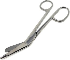 5.5" Stainless Steel Surgical Lister Bandage Scissors High Quality Manual Operation Class I Medical Instrument Reusable - Product Image 1