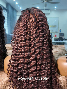 High Quality Full Density for Long <b>Deep</b> <b>Wave</b> Vietnamese Human <b>Wigs</b> Double Drawn Virgin Hair <b>Wig</b> - Product Image 2