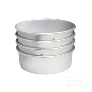 Moule à gâteau en alliage d'aluminium gaufré ATLAS STAR de 6 pouces, fond amovible, couleur argent, non toxique, sain, compatible four, en stock - Product Image 2