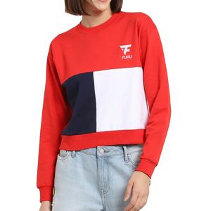 Jersey ligero personalizado de alta calidad para mujer, sudadera de tela de felpa de talla grande, ropa de calle informal con forro frontal lavado - Product Image 1