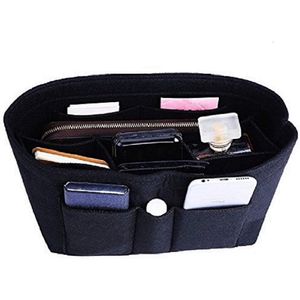 Organizer per Borse in Feltro Nero, 13 Colori, 6 Misure, Borsa Portaoggetti Multiuso per Borse a Mano - Product Image 1