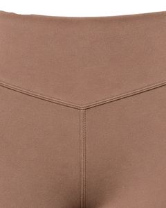 Manufacturer Customized Taupe Brown Womens Seamless Yoga Set <b>Flare</b> <b>Leggings</b> And Sports Bra Gym Workout Activewear Fitness Outfit - Product Image 5