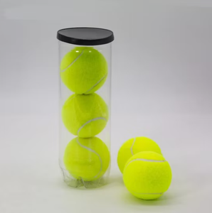 Juego de cuatro pelotas de tenis de color amarillo brillante, duraderas, para uso recreativo - Product Image 5