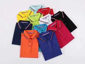 Polos Personalizados para Hombre con Cuellos a Rayas y Logotipo, Polos de Golf Lisos, Polo Personalizado para Hombre - Product Image 3