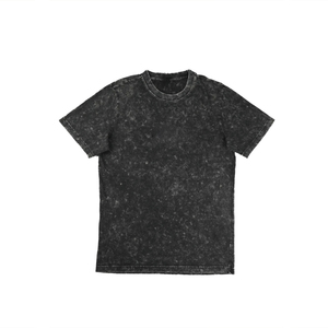 เสื้อยืดคอกลมแขนสั้นผ้าฝ้ายสีดำลายไท-ไดสำหรับผู้ชาย ทรงปกติ สวมใส่สบาย ผ้าเจอร์ซีย์ถัก - Product Image 1