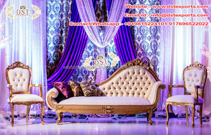 Causeuse de mariage fait à la main, canapé de luxe pour mariage, mariage moderne, mariage, marié, trône, événement, Couple, USA - Product Image 4