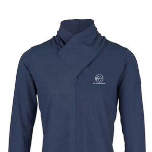 Ropa de equitación de rendimiento con tela elástica de diseño personalizado directo de fábrica, camisetas de entrenamiento de equitación para práctica diaria. - Product Image 5
