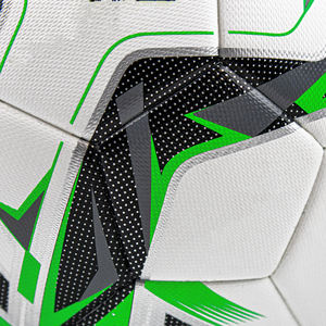 Balón de Fútbol de Alta Calidad al por Mayor de Fábrica, Blanco, Negro, Amarillo, para Entrenamiento, Duradero, Inflado, Embalaje de 0,4-0,45 kg, Nueva Temporada - Product Image 5