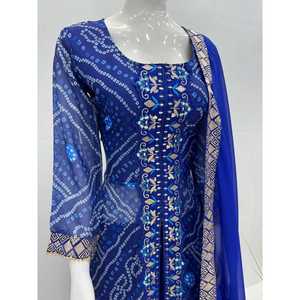 Ensemble de costume plazzo haut à coupe fantaisie pour femme de créateur - Product Image 4