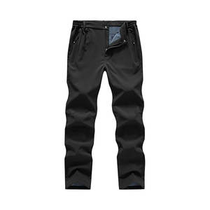 Pantalon de ski pour homme doublé en polaire, résistant à l'eau, pour la randonnée, l'hiver, les activités de plein air, pantalon softshell isolé, chaud, pour le snowboard, pour les températures froides - Product Image 1