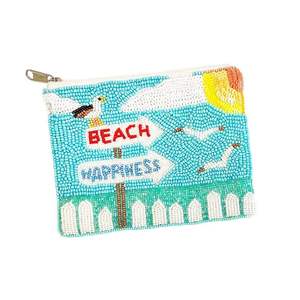 Porte-monnaie artisanal en perles, petit portefeuille vintage pour femmes à prix avantageux - Product Image 3