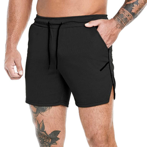กางเกงวิ่งออกกำลังกายผู้ชาย คุณภาพดี แห้งเร็ว ระบายอากาศได้ดี แฟชั่นกีฬา ฟิตเนส ลำลอง ผ้าซาตินสีพื้น สีตามสั่ง ขนาด OEM - Product Image 1