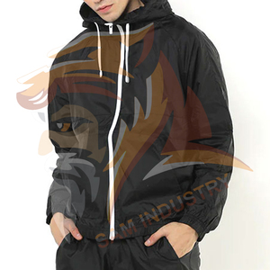 Conjunto de Chándal Cortavientos de Poliéster/Nylon Sólido con Capucha para Hombre, Novedad de Invierno, Ropa Casual Sólida de Invierno, Conjunto Cortavientos para Hombre - Product Image 6
