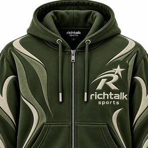 Conjunto Deportivo Unisex con Capucha, Cierre Frontal con Cremallera, Estampado por Sublimación, Lavado Ácido, Peso Medio 220g, Poliéster/Algodón, Ropa Urbana - Product Image 4