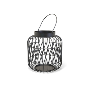 Iron Wire Candle <b>Lantern</b> with Handle Heat Resistant Metal <b>Hurricane</b> Holder for Home Decoration Indoor Outdoor Use - Product Image 4
