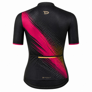 OEM Custom Sublimated Cycling Jersey Men Breathable Quick Dry <b>Road</b> Bike Shirt with Rear Pockets Full Zipper - Product Image 3