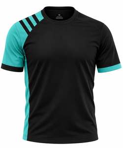 เสื้อยืดกีฬาแขนสั้นผู้ชาย / เสื้อยืดออกกำลังกาย พิมพ์ลายแบบซับลิเมชั่น ผ้าโพลีสแปนเด็กซ์ ระบายอากาศได้ดี 180 GSM - Product Image 1