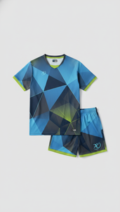 Conjunto de Camiseta y Pantalones Cortos de Voleibol con Textura de Carbón, Personalizado al por Mayor, OEM, Antiencogimiento, Uniforme de Equipo, Sublimación, Ropa Deportiva - Product Image 3
