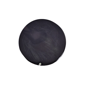 Onyx noir naturel 70,1 carats 58x58mm forme ronde pierre précieuse non montée - Product Image 1