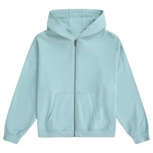 Custom Logo High Quality Oversized Drop Shoulder 420 GSM Hoodie Heavyweight 80% Cotton 20% Polyester Fleece Lined <b>Women</b> Hoodies - Product Image 1