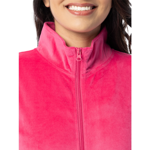 Custom Made Winter Solid Women's Eco-Friendly Fleece Sweatsuits Premium <b>Velour</b> Fabric OEM Service ODM Design - Product Image 6