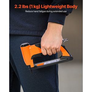 Pistola Sparapunti Pneumatica Calibro 20 per Tappezzeria, Serie 50, con Punti Metallici Fini, Corona 1/2\", Lunghezza 1/4\"-5/8\", Max 110 Pezzi L - Product Image 4